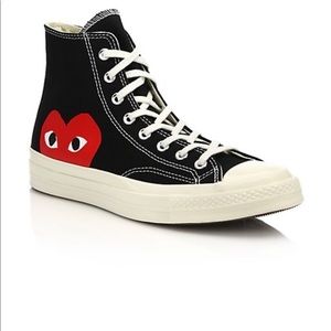 New, never worn converse comme DES Gracons